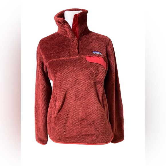 Patagonia Re-Tool Snap-T Fleece, Maroon Women’s XS EUC - Picture 4 of 9